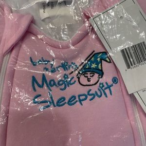 Pink Baby Merlin’s Sleepsuit